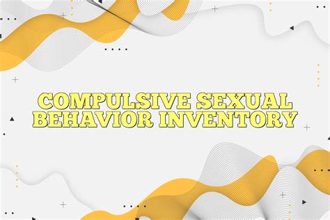 Compulsive sexual behavior